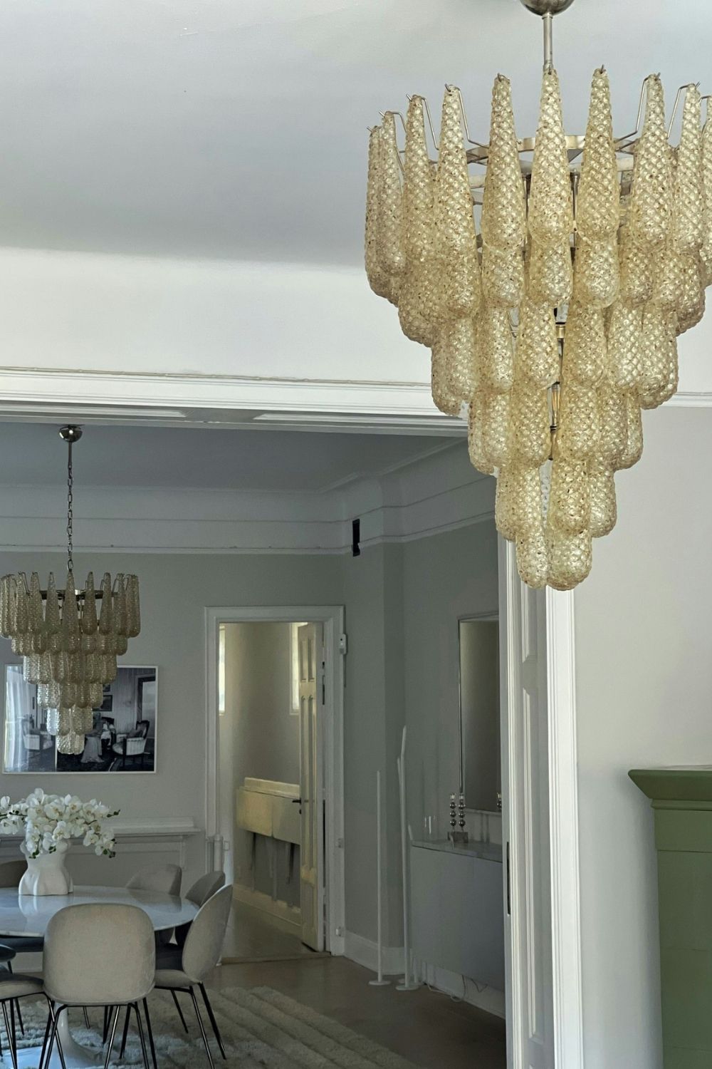 Art Glass Chandelier