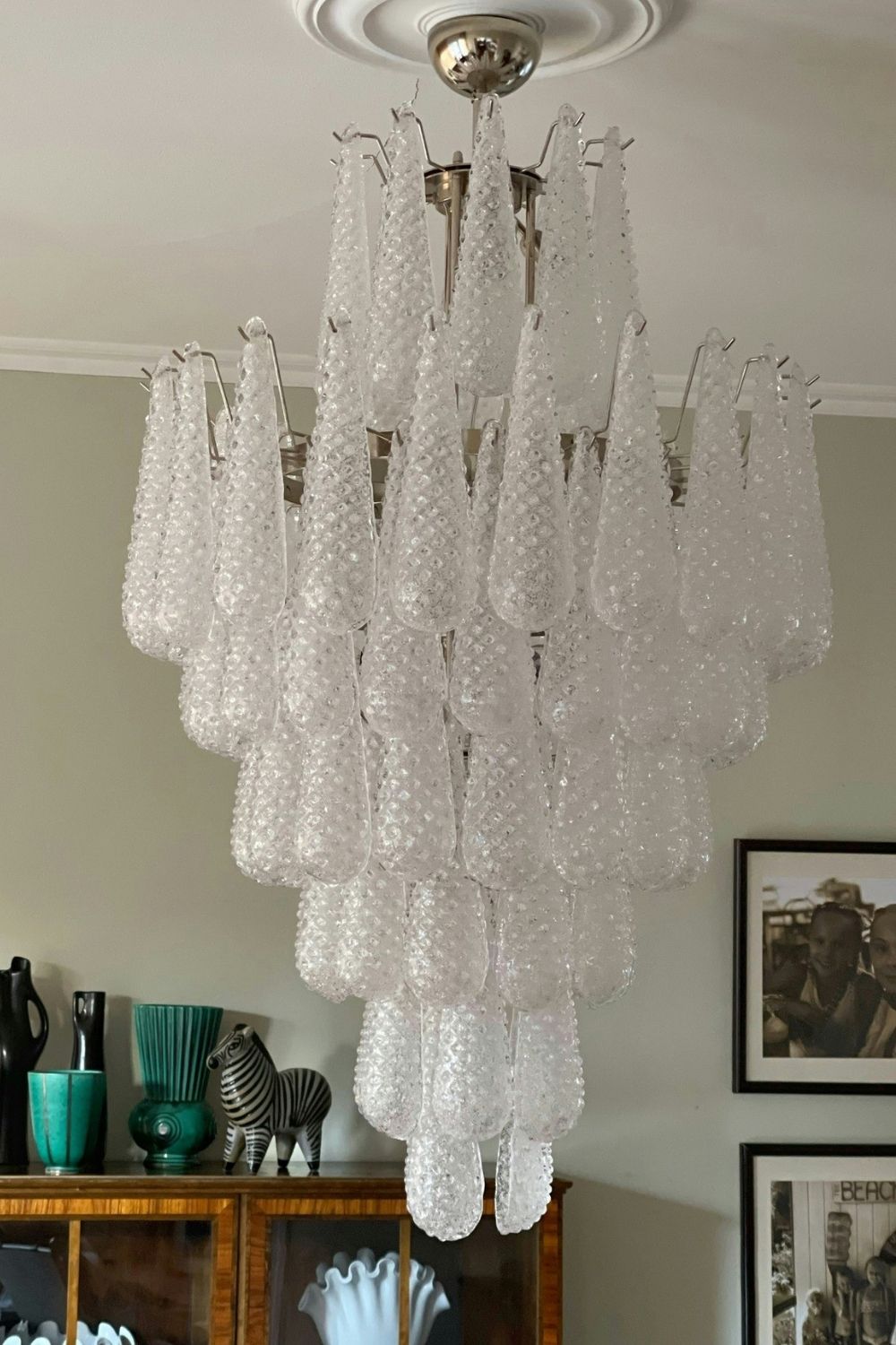 Art Glass Chandelier