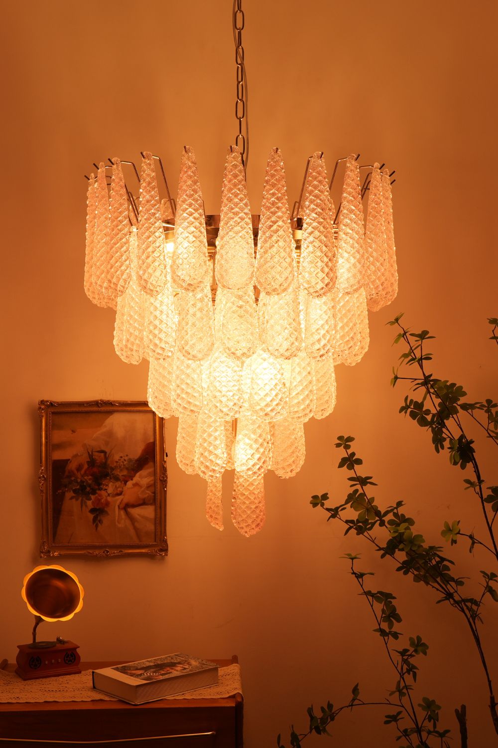 Art Glass Chandelier