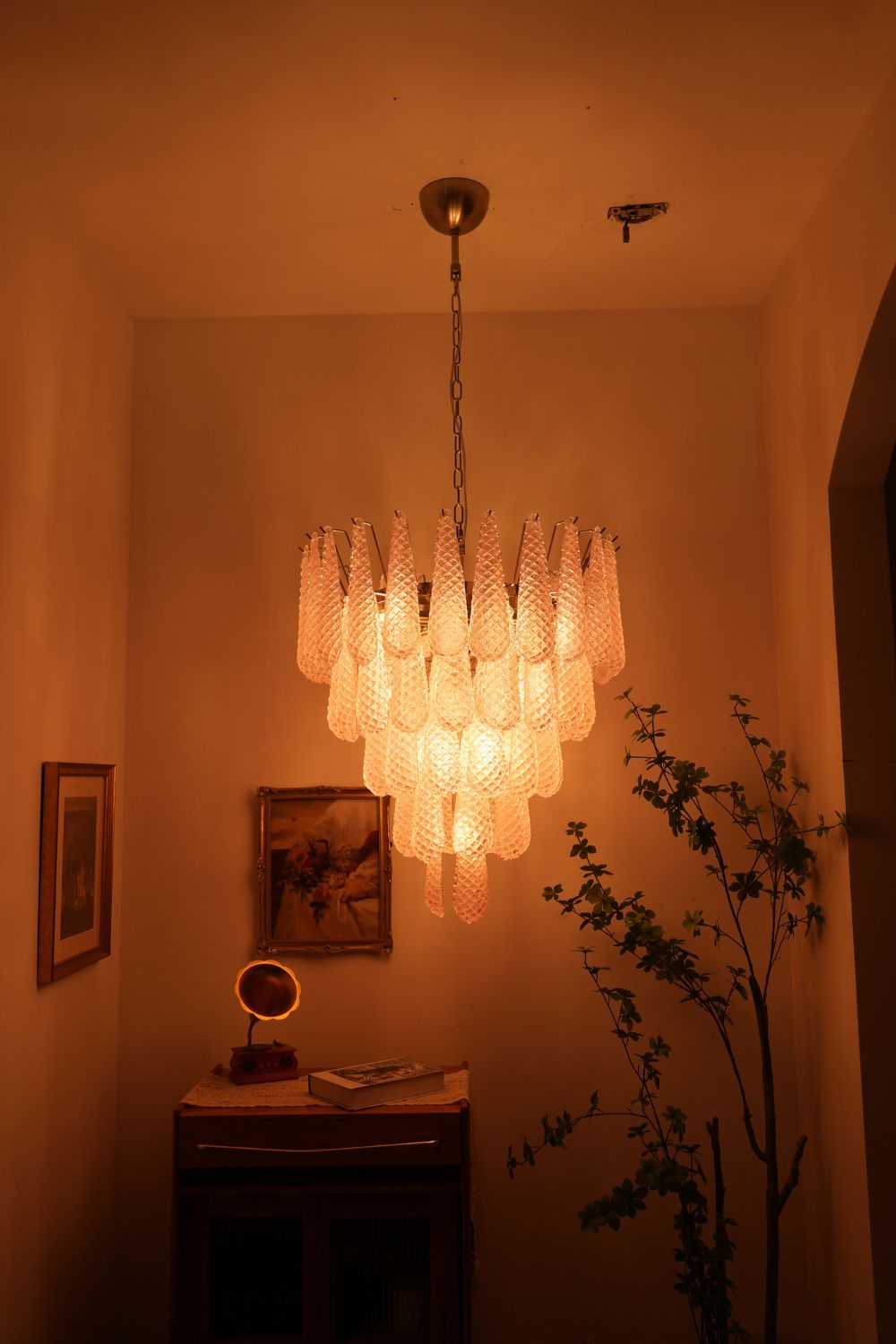 Art Glass Chandelier