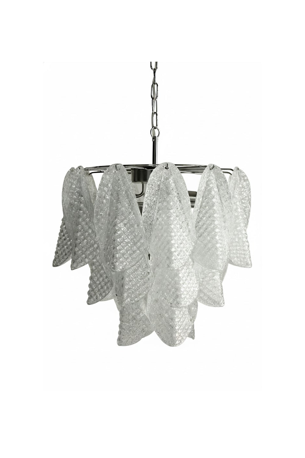 Art Glass Leaf Chandelier