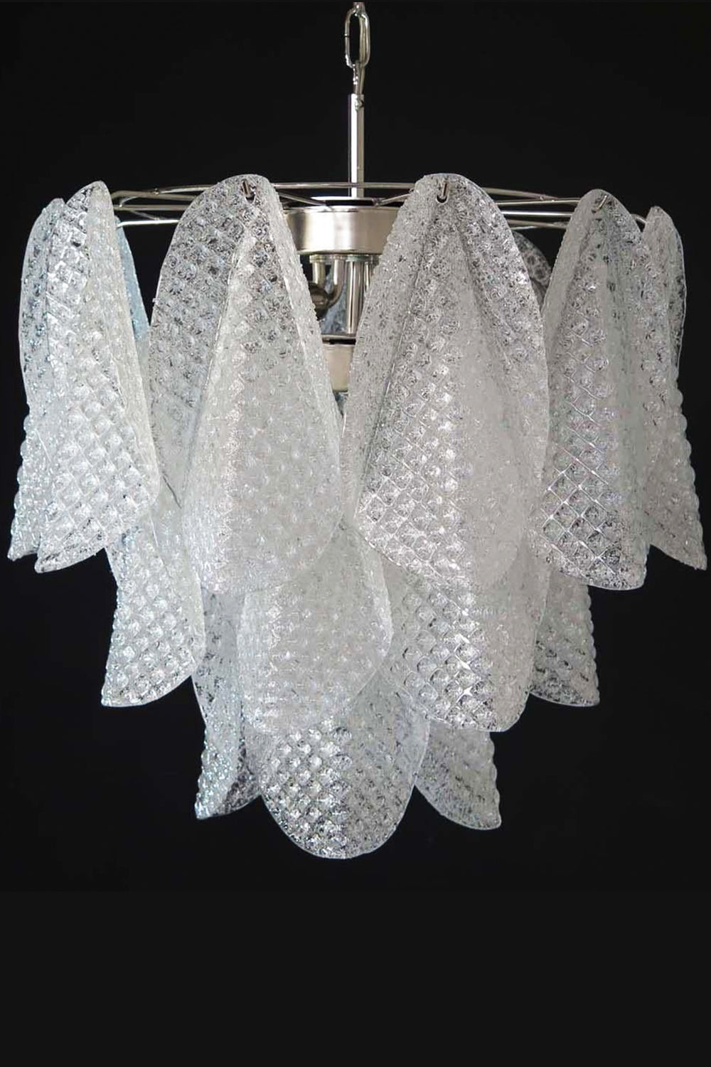 Art Glass Leaf Chandelier
