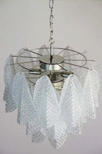 Art Glass Leaf Chandelier