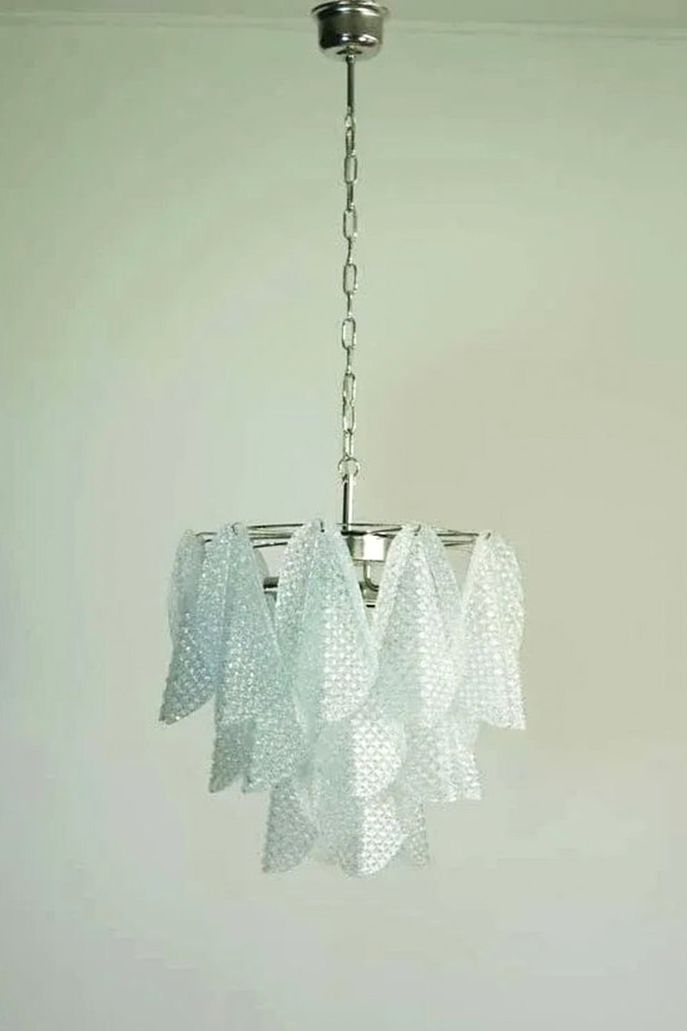 Art Glass Leaf Chandelier