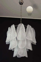 Art Glass Leaf Chandelier