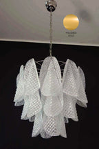 Art Glass Leaf Chandelier
