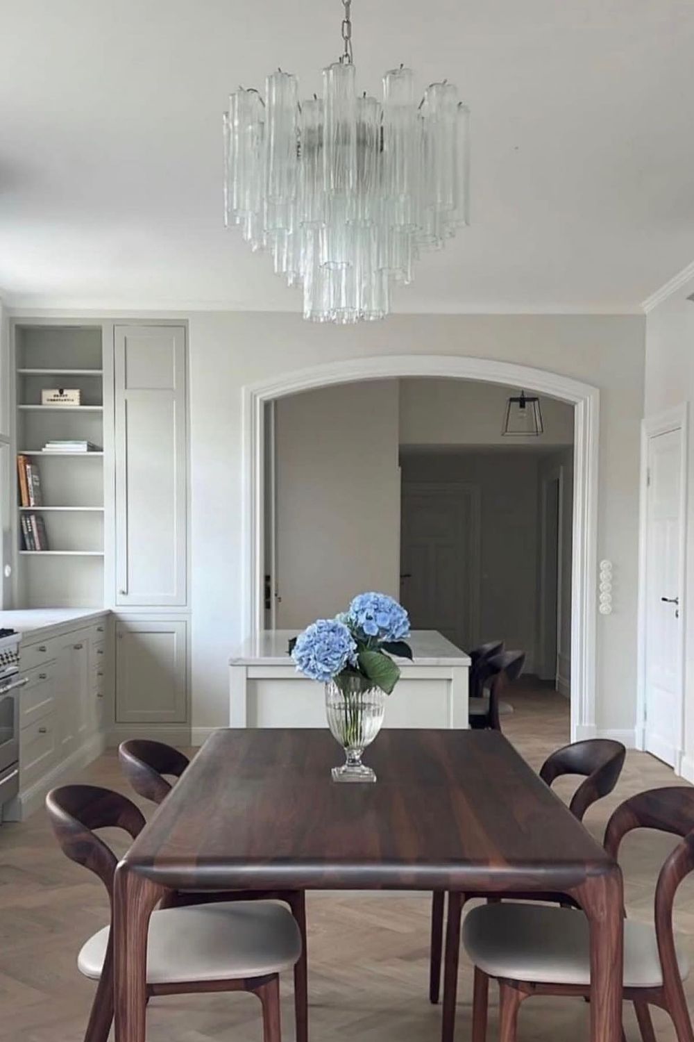 Art Glass Tronchi Chandelier