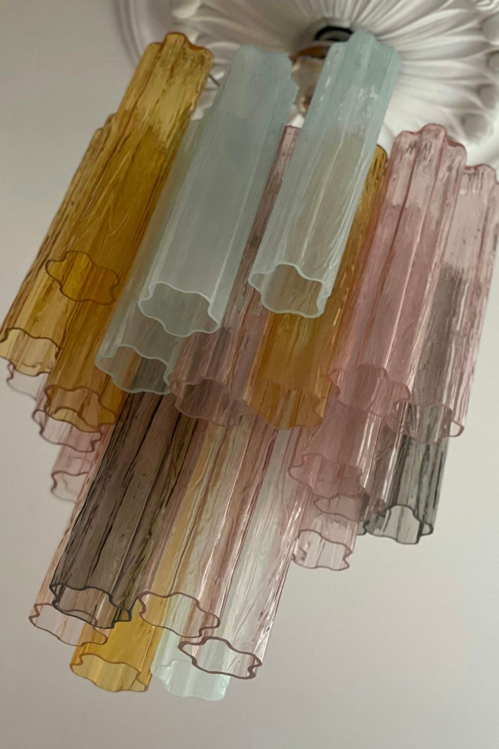 Art Glass Tronchi Chandelier