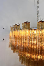 Art Glass Tronchi Chandelier