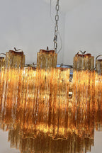 Art Glass Tronchi Chandelier