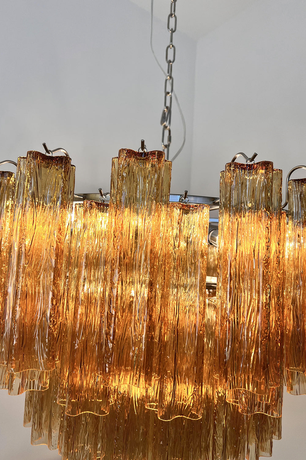 Art Glass Tronchi Chandelier
