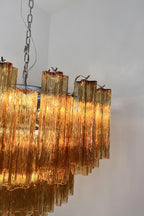 Art Glass Tronchi Chandelier