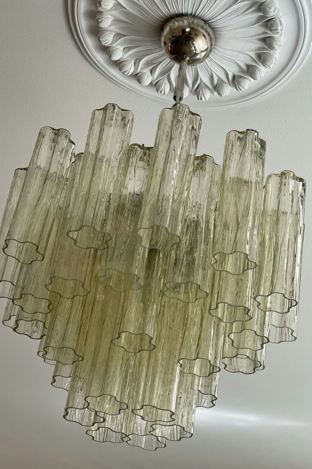 Art Glass Tronchi Chandelier