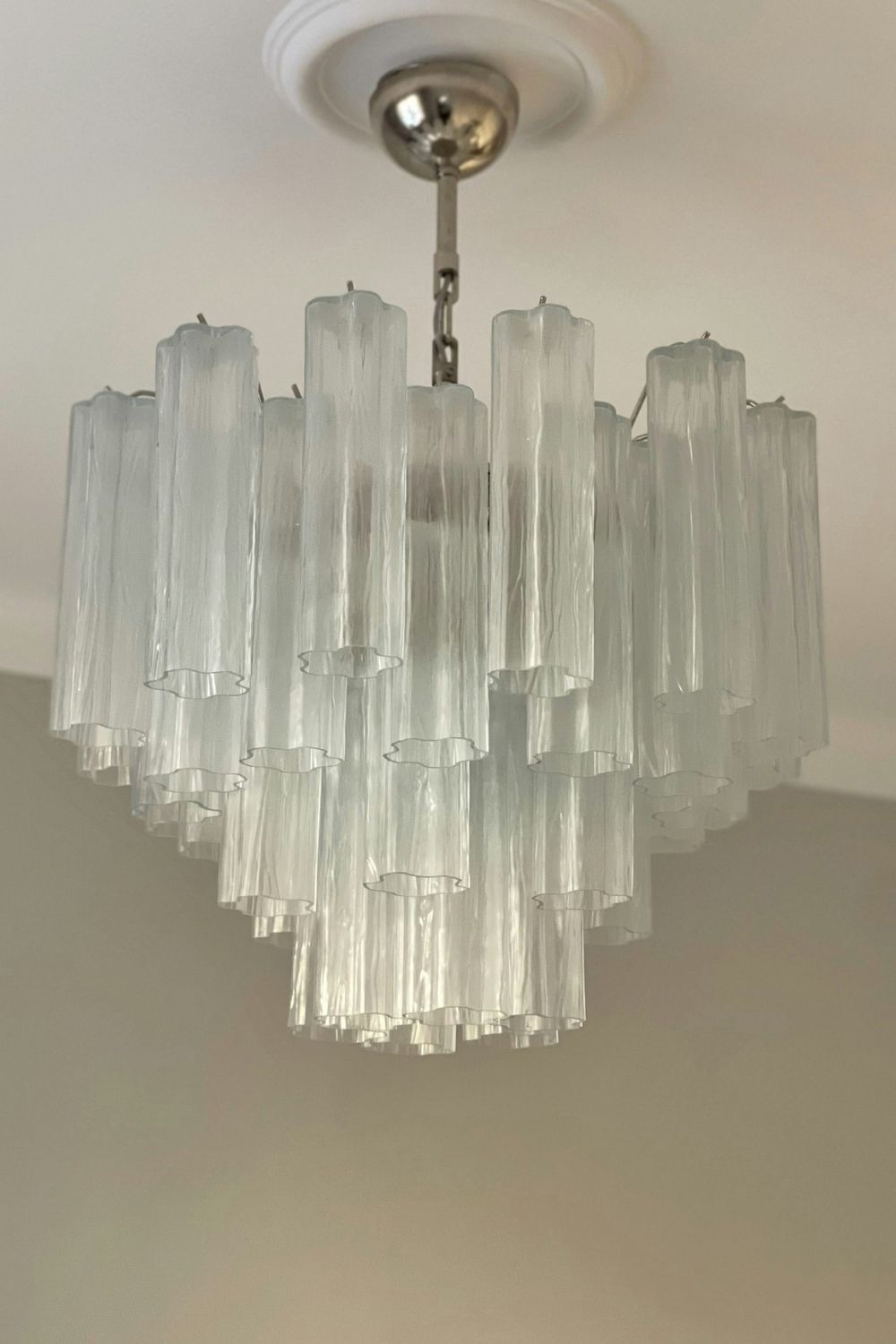 Art Glass Tronchi Chandelier