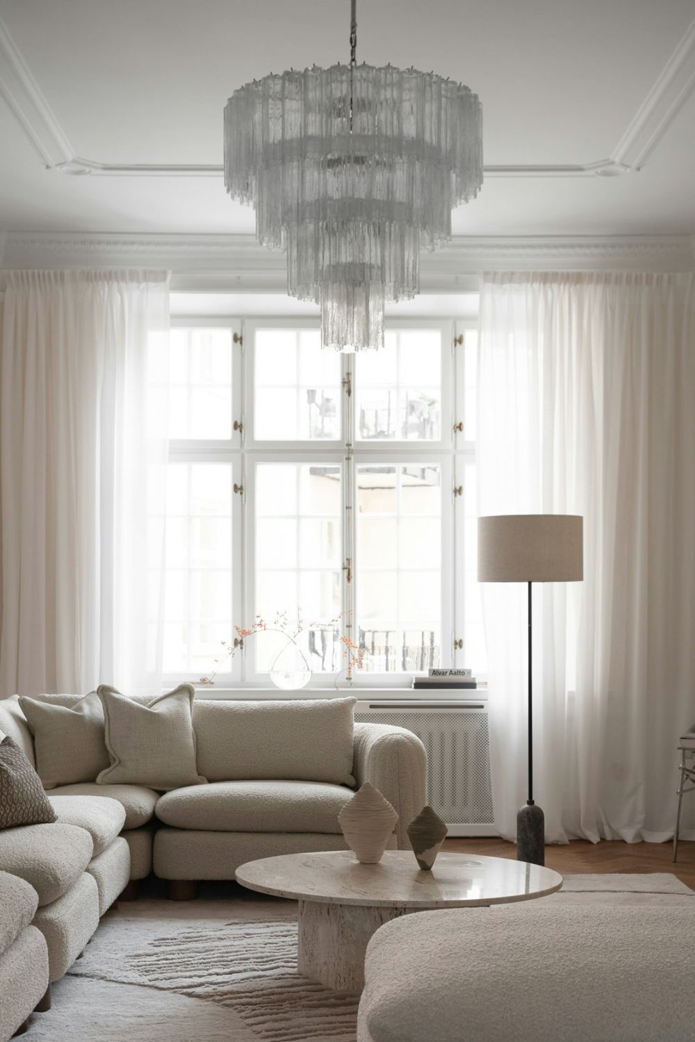 Art Glass Tronchi Chandelier