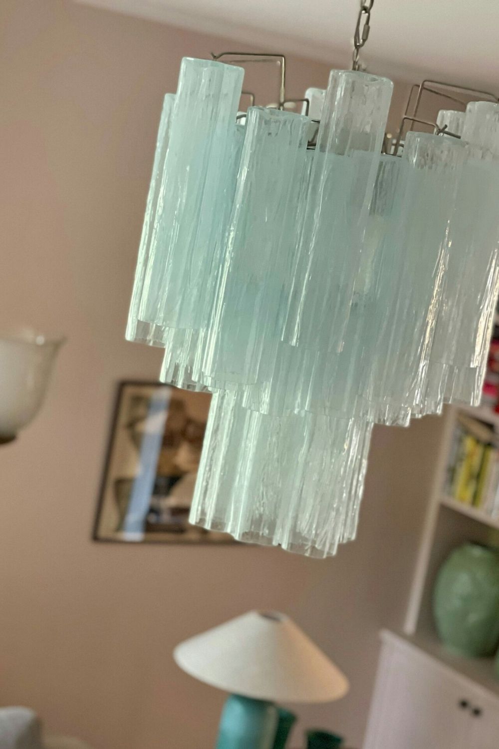 Art Glass Tronchi Chandelier