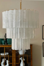 Art Glass Tronchi Chandelier