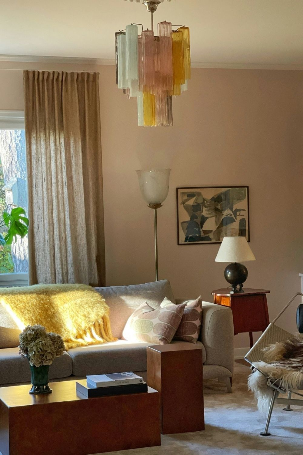 Art Glass Tronchi Chandelier