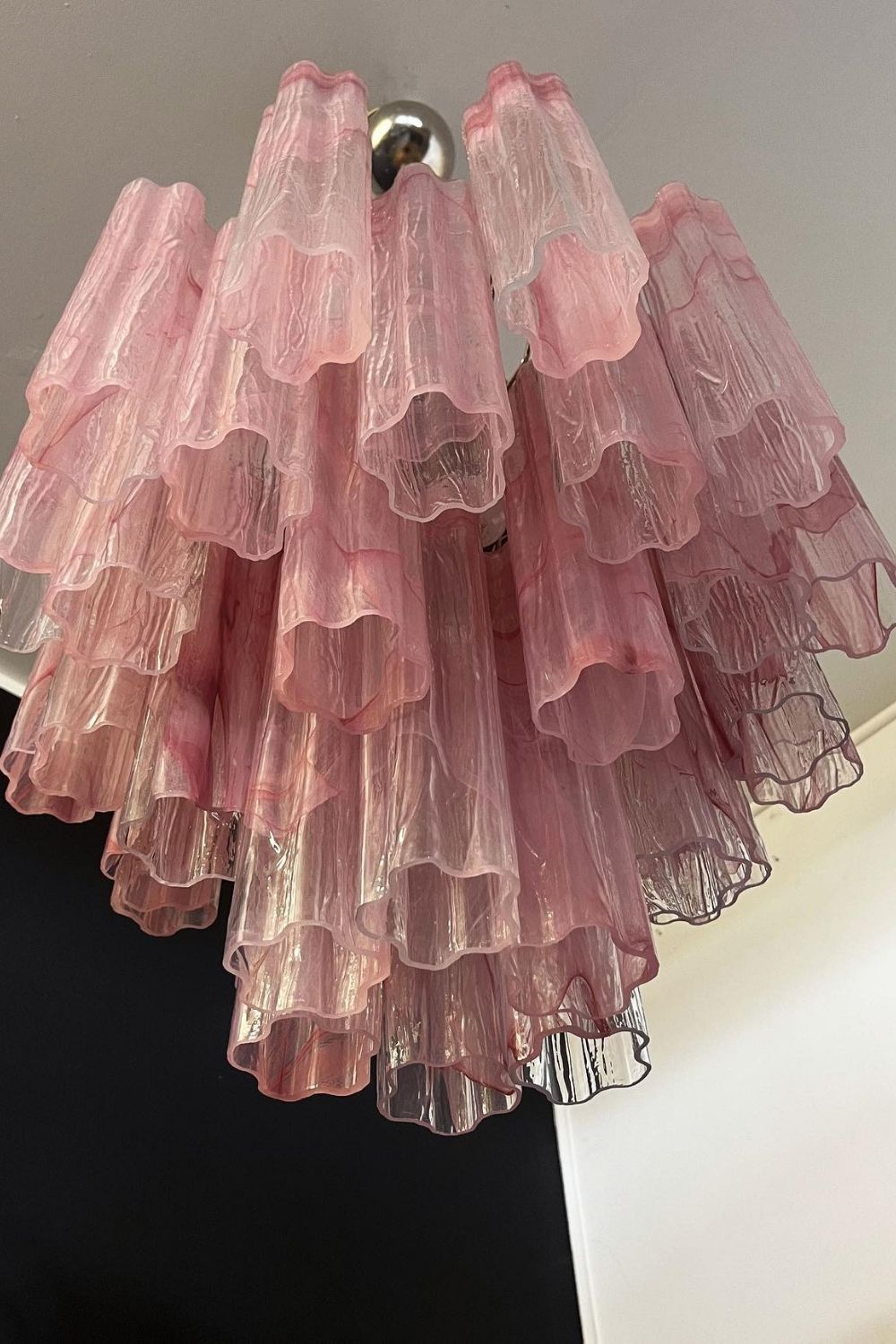 Art Glass Tronchi Chandelier