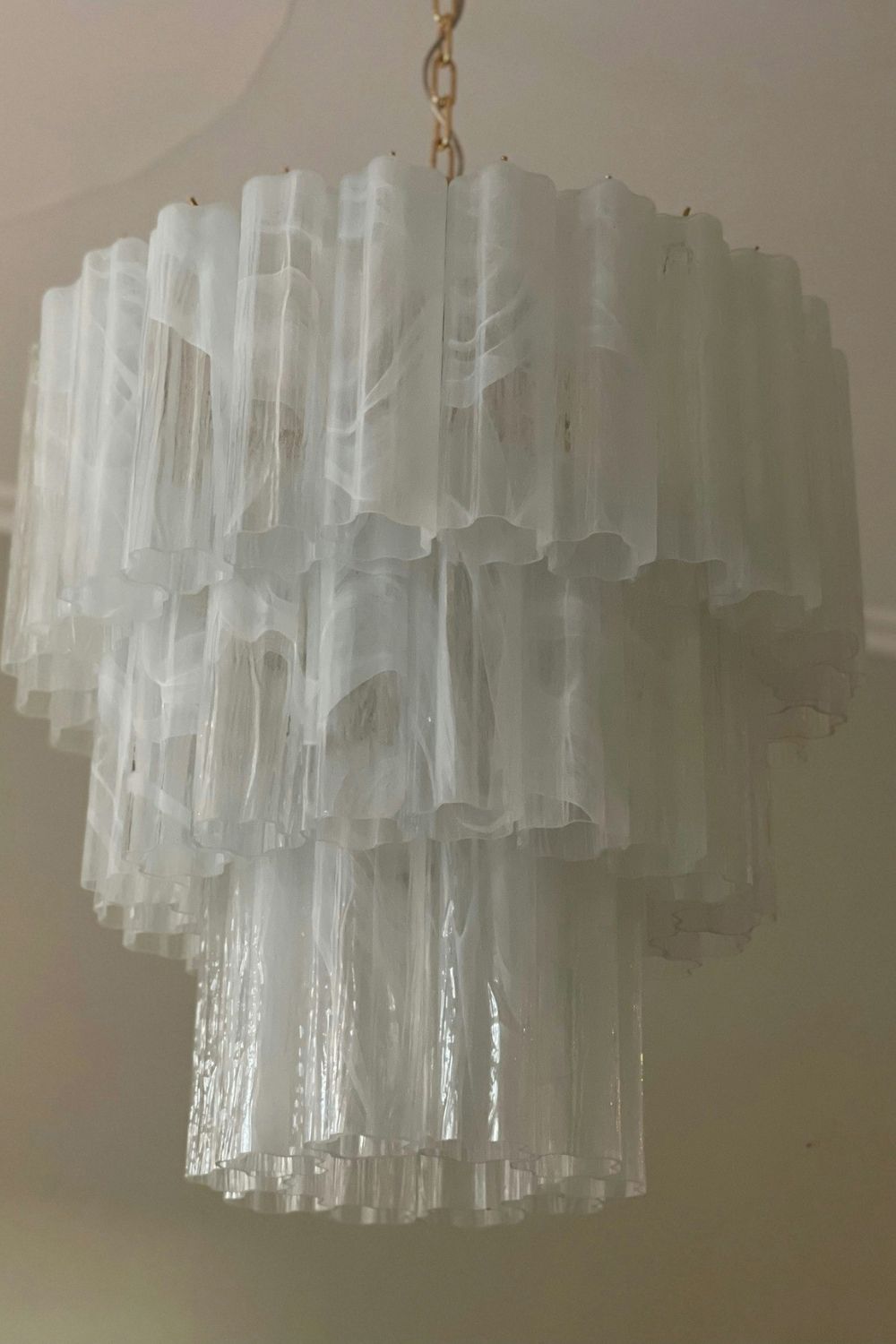 Art Glass Tronchi Chandelier