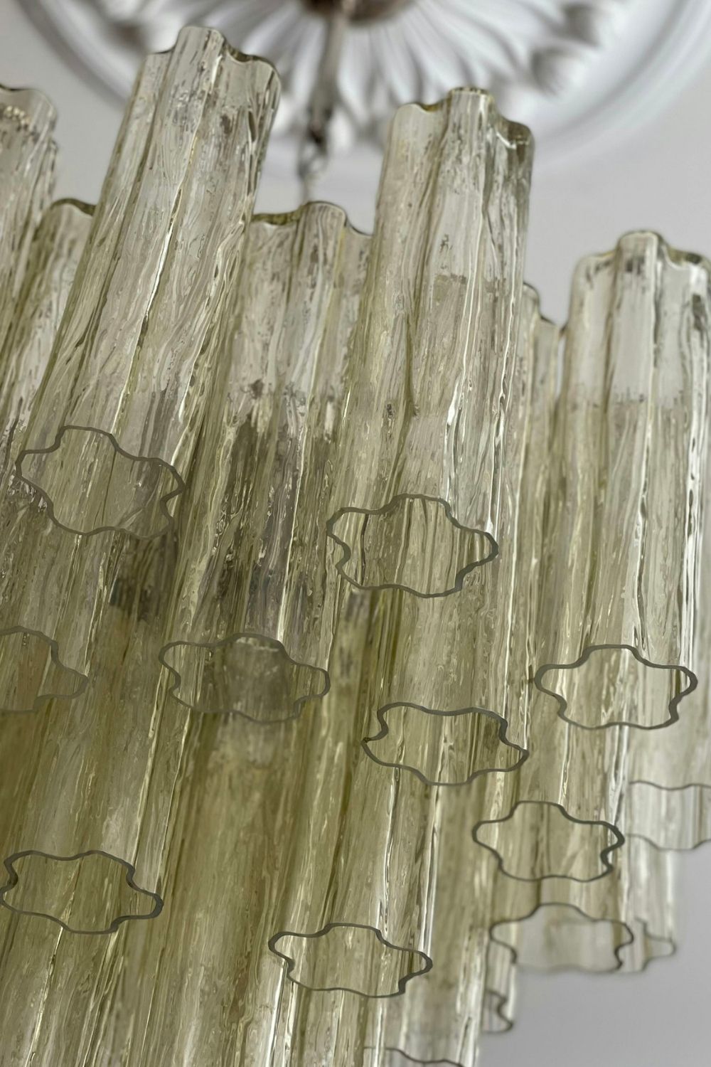 Art Glass Tronchi Chandelier