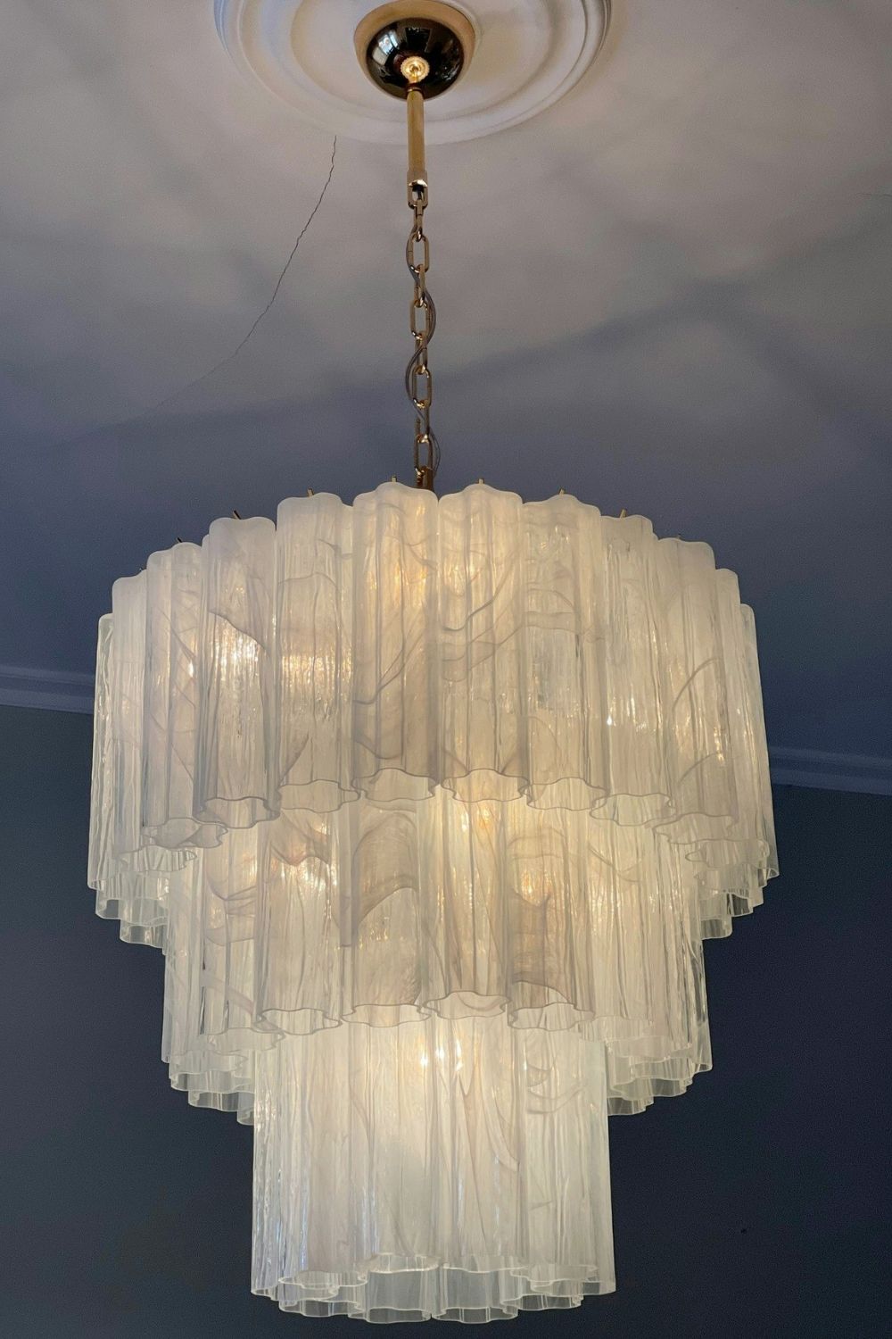 Art Glass Tronchi Chandelier