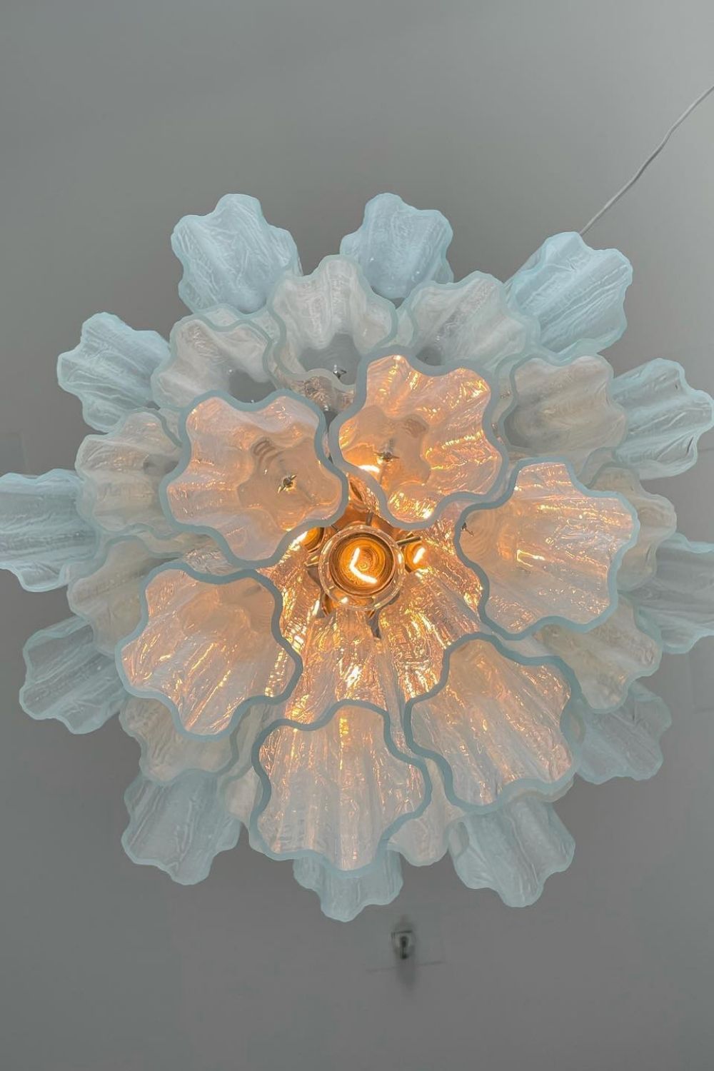 Art Glass Tronchi Chandelier