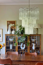 Art Glass Tronchi Chandelier