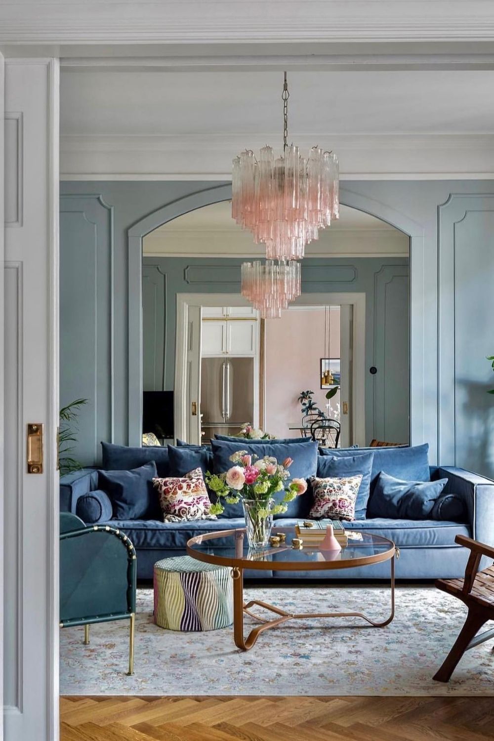 Art Glass Tronchi Chandelier