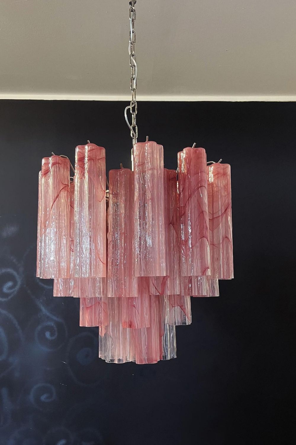 Art Glass Tronchi Chandelier