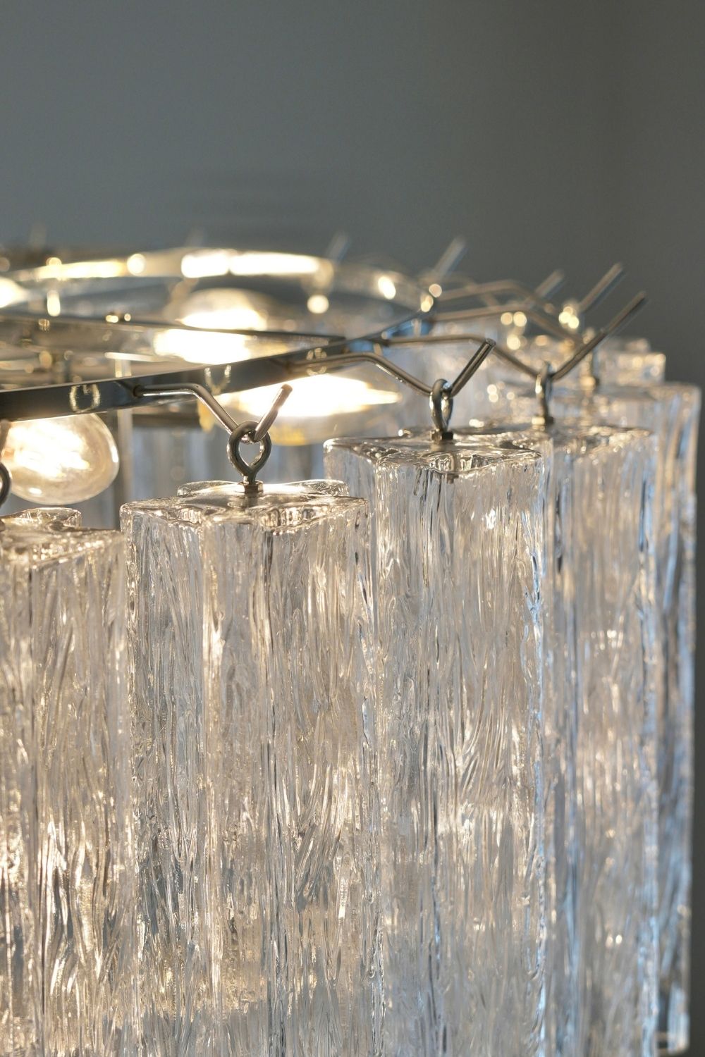 Art Glass Tronchi Chandelier