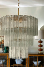 Art Glass Tronchi Chandelier
