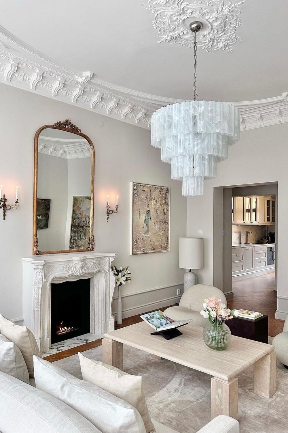 Art Glass Tronchi Chandelier