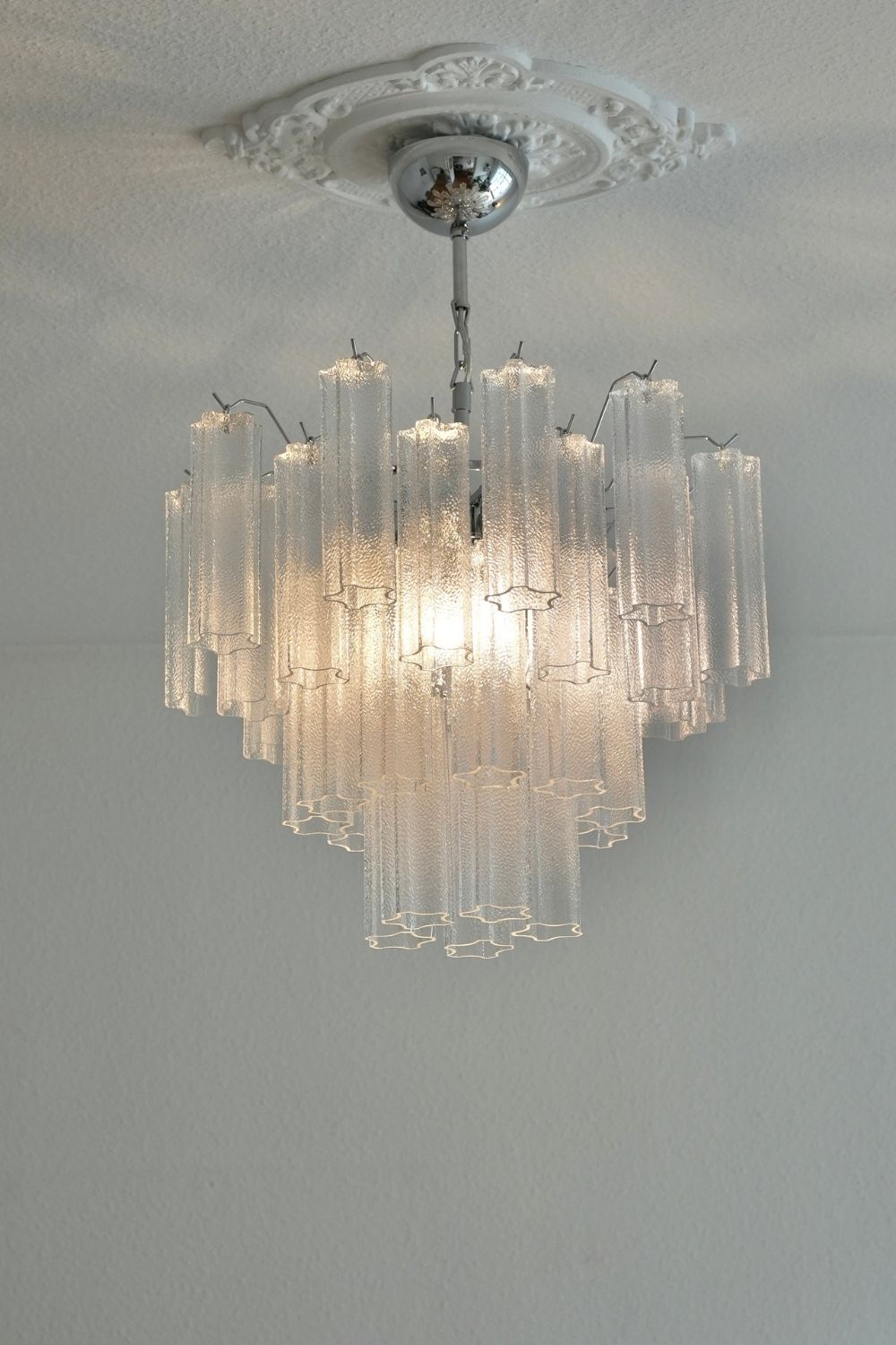 Art Glass Tronchi Chandelier