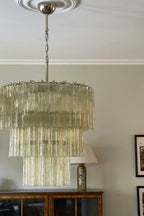Art Glass Tronchi Chandelier