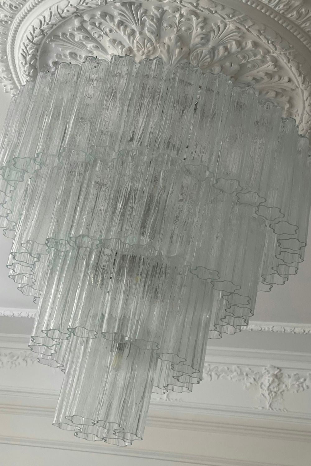 Art Glass Tronchi Chandelier