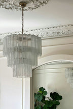 Art Glass Tronchi Chandelier