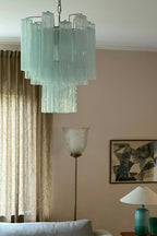 Art Glass Tronchi Chandelier