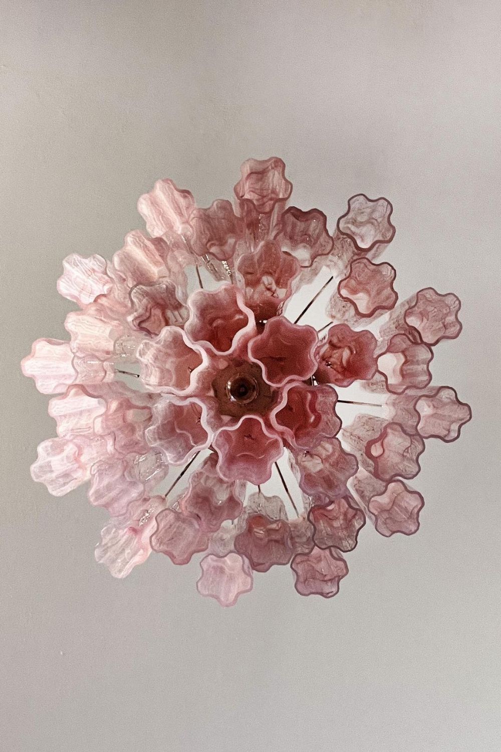 Art Glass Tronchi Chandelier