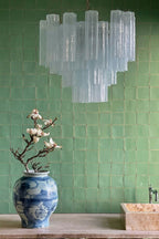 Art Glass Tronchi Chandelier