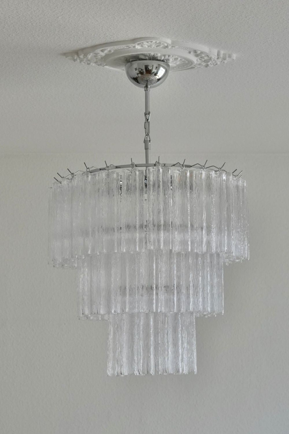 Art Glass Tronchi Chandelier