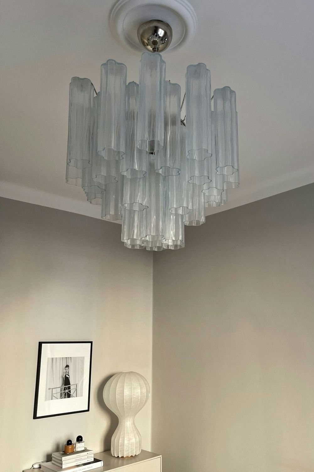 Art Glass Tronchi Chandelier