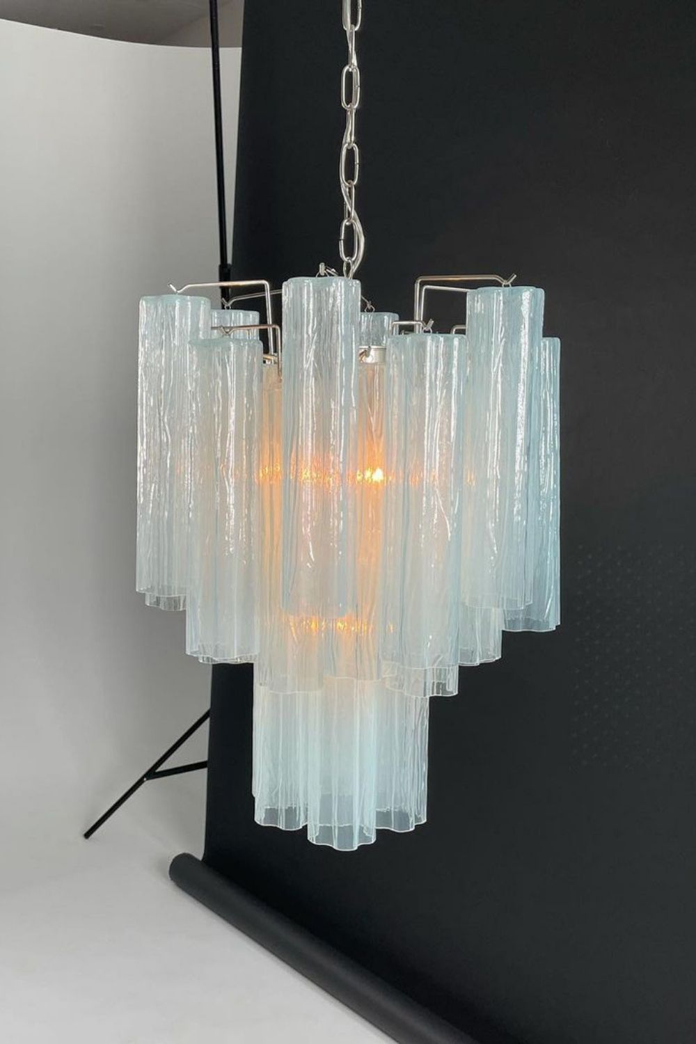 Art Glass Tronchi Chandelier