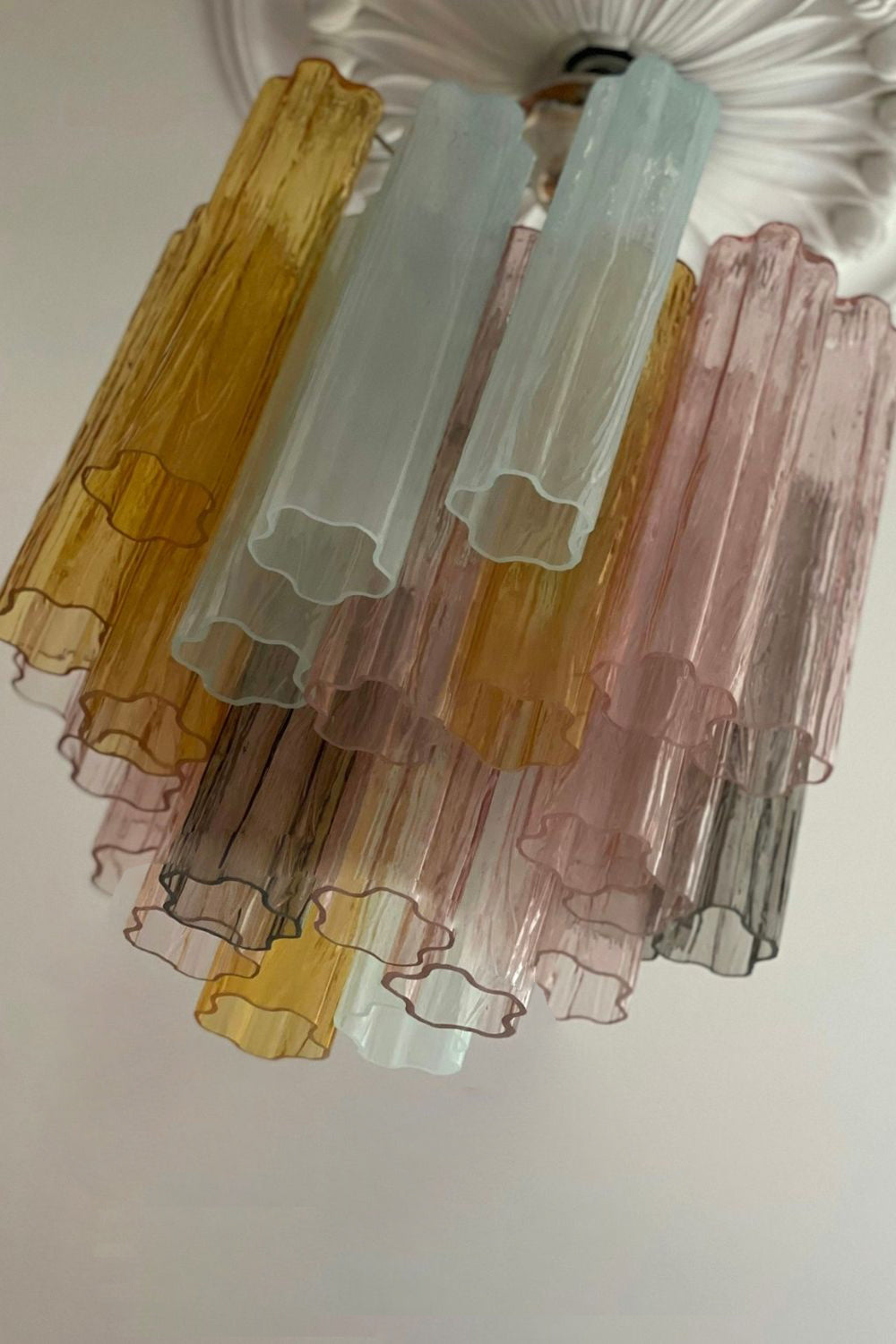 Art Glass Tronchi Chandelier