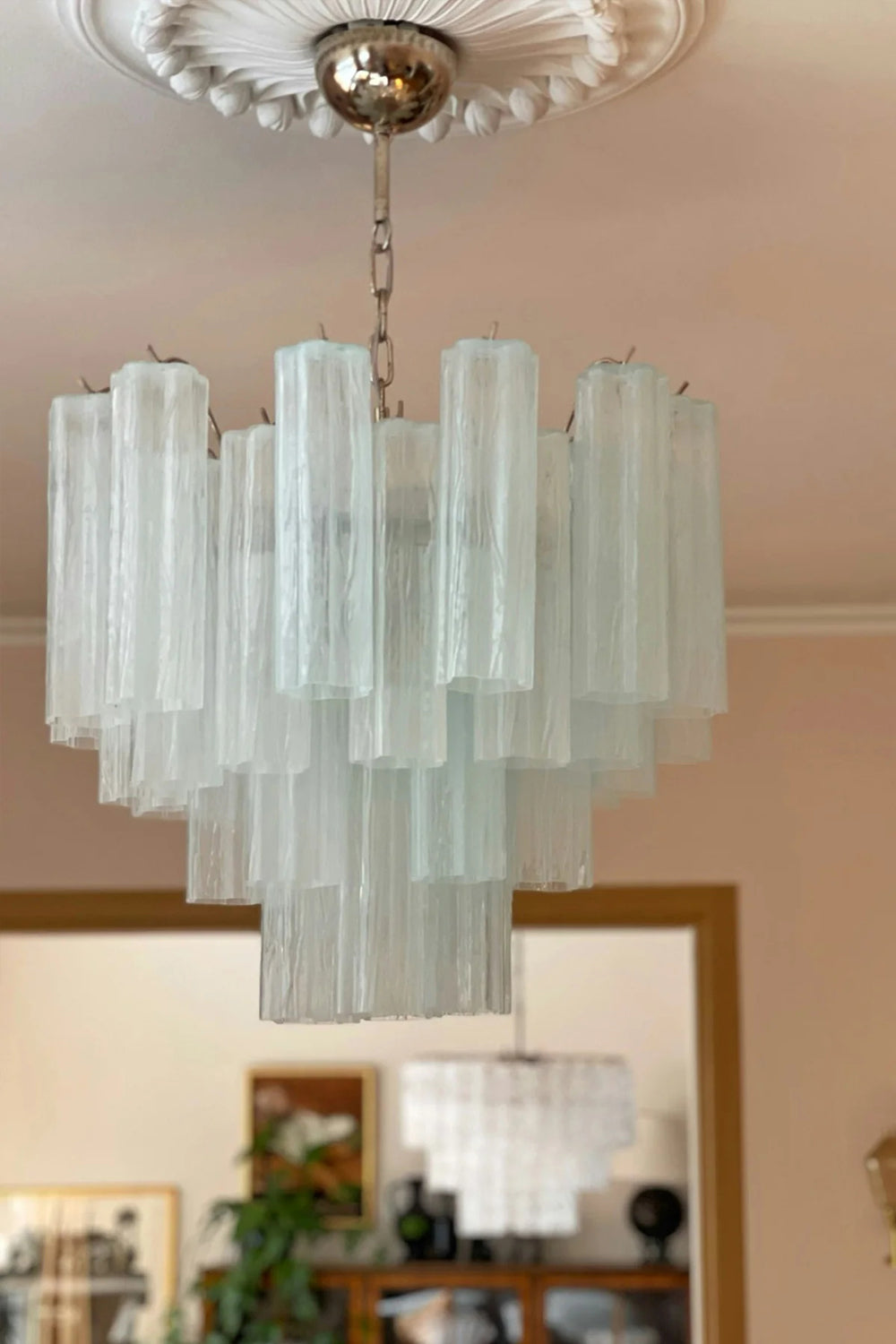 Art Glass Tronchi Chandelier