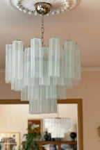Art Glass Tronchi Chandelier