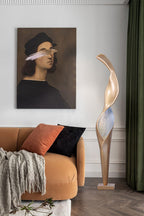 Art Torch Sculpture Floor Lamp