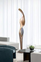 Art Torch Sculpture Floor Lamp