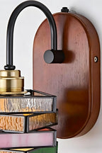 Artisan Mosaic Stained Glass Wall Sconce