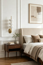 Ascendant Alabaster & Brass Wall Lamp